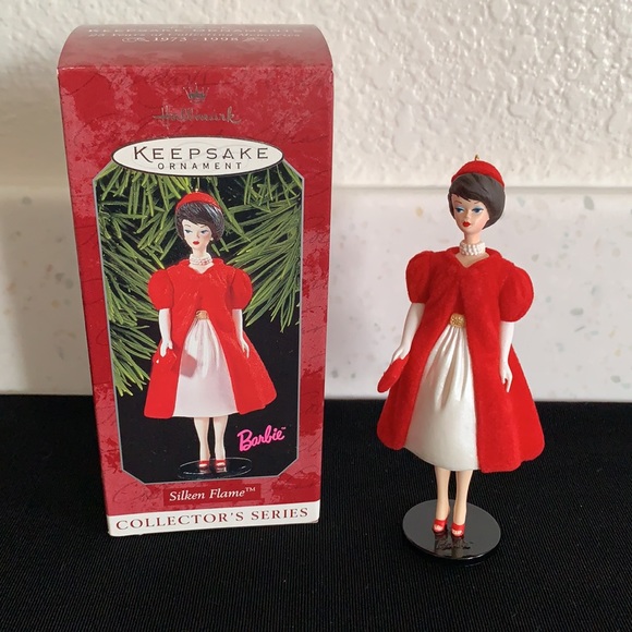 1998 Hallmark Silken Flame Barbie Ornament - Picture 2 of 16